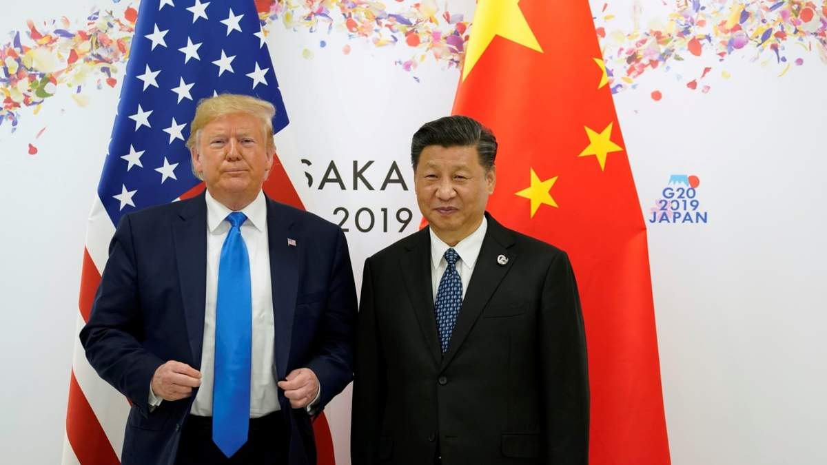 Donald Trump y Xi Jinping. Fuente: (Twitter)