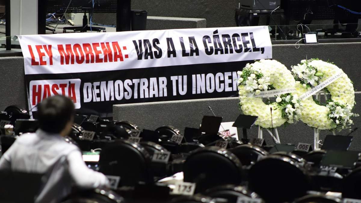 Opositores rechazaron la reforma sobre prisión preventiva oficiosa en San Lázaro, en la sesión del miércoles