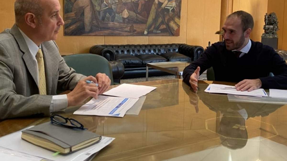 Raúl Enrique Rigo y Martín Guzmán, de izquierda a derecha. Fuente: (Instagram)