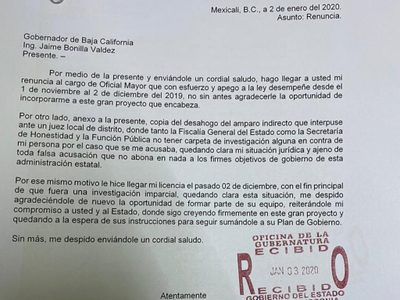 Autoridades de Baja California congelan investigación sobre presuntos moches
