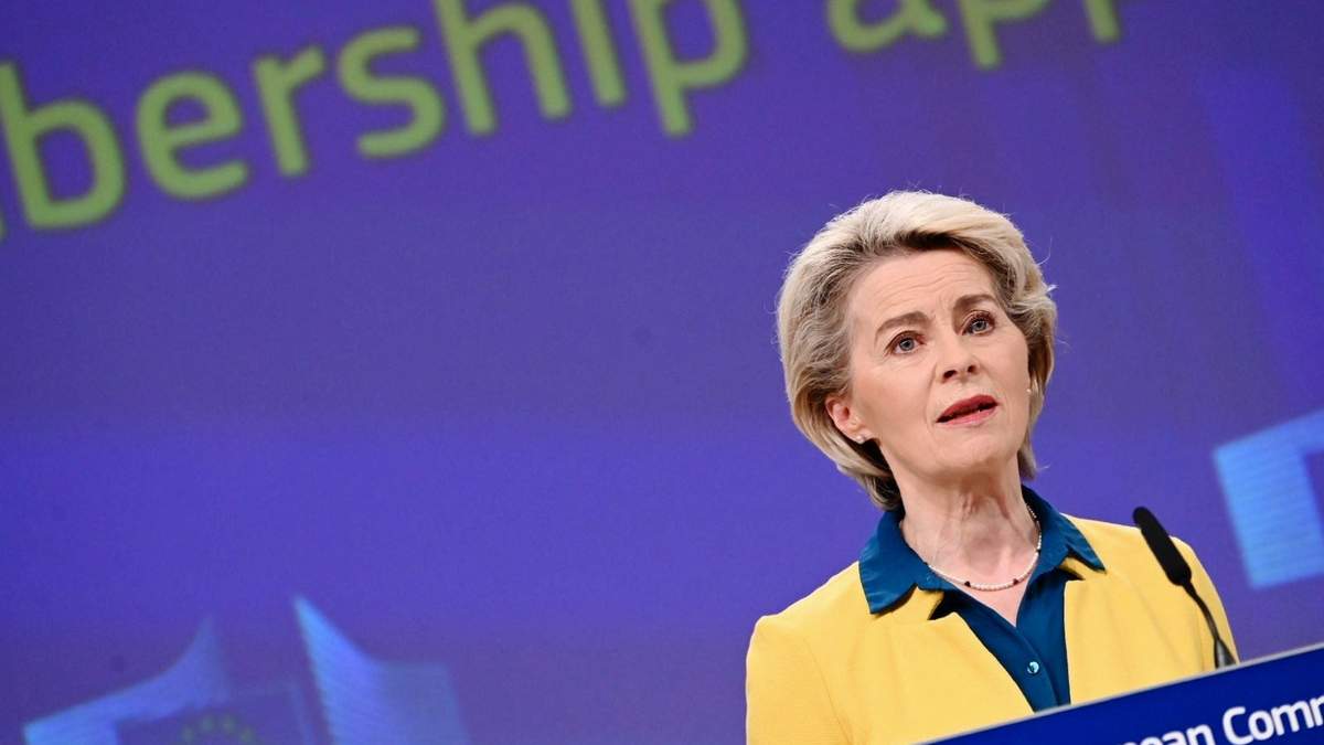 La presidenta de la Comisión Europea, Ursula von der Leyen