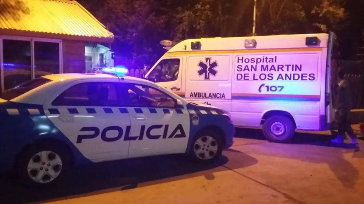Un hombre herido en una pelea familiar en San Martín de los Andes. Fuente: (RSM)