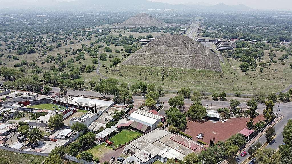 La zona arqueológica de Teotihuacán
