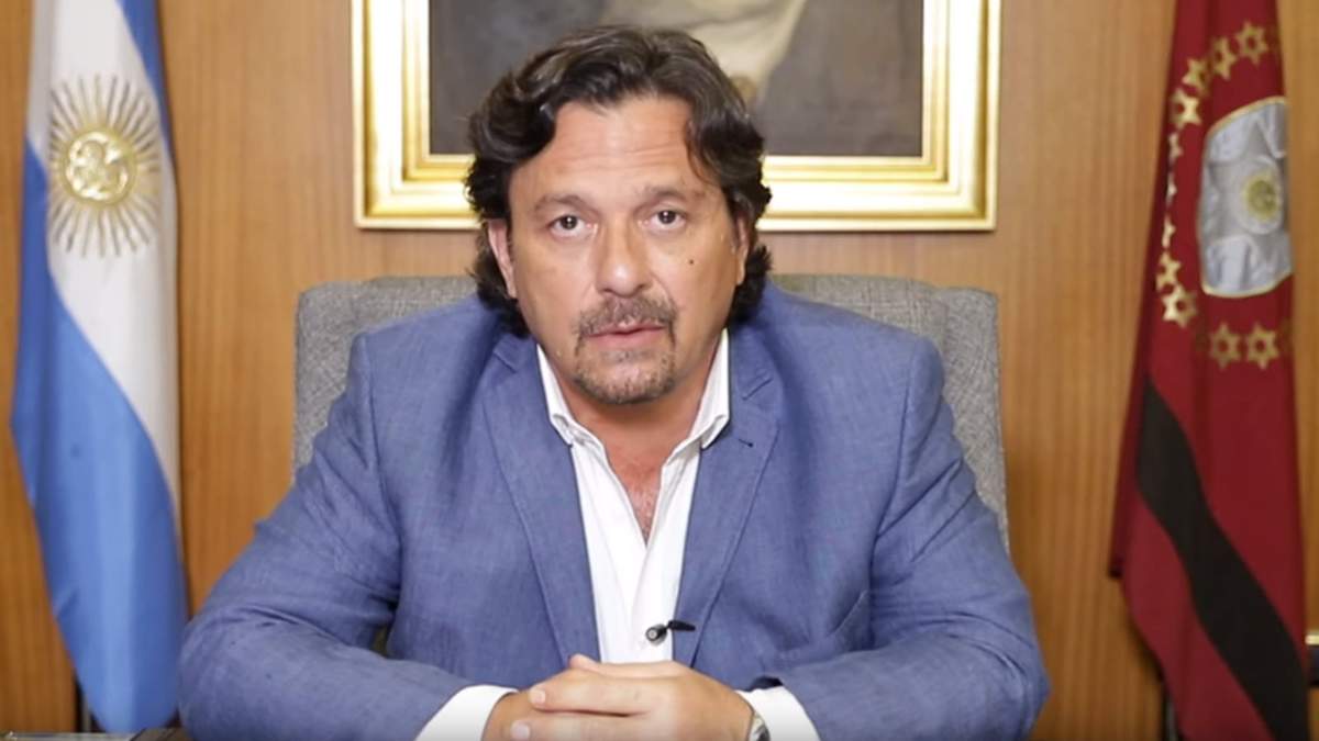 Gustavo Sáenz. gobernador de Salta. Fuente: (Twitter)