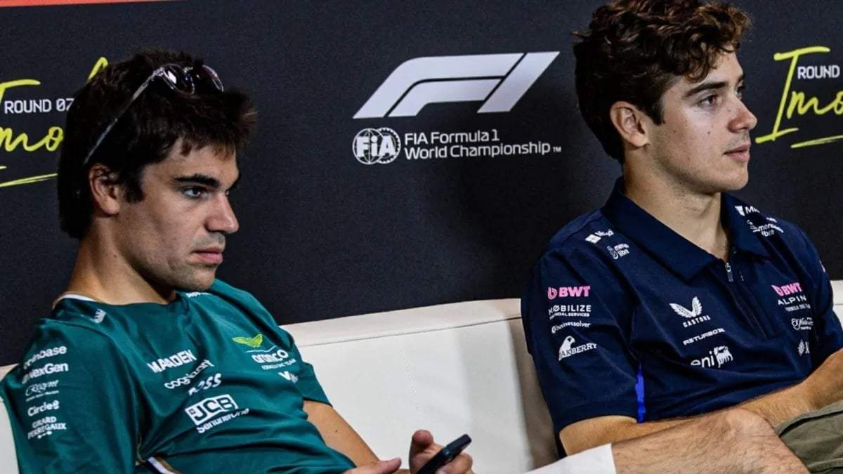 Franco Colapinto y Lance Stroll Fuente: (X)