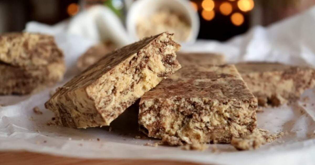 Mantecol marmolado. Fuente: (Vía País)