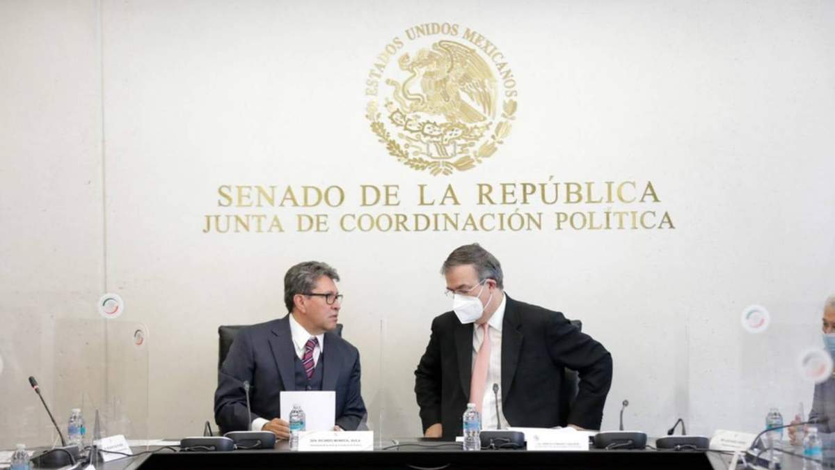 Ricardo Monreal y Marcelo Ebrard