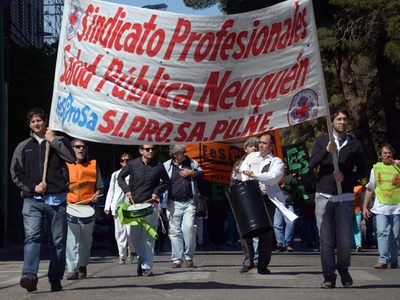 Paro y manifestación: Siprosapune mantiene sus medidas de fuerza
