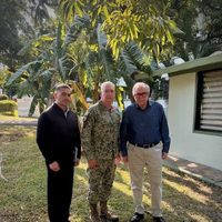 Rubén Rocha, Ricardo Trevilla y Omar García Harfuch sostienen reunión privada en Sinaloa