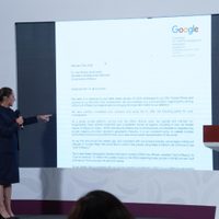 Sheinbaum exhibe cruce de cartas con Google sobre discrepancias en cómo nombrar al Golfo de México