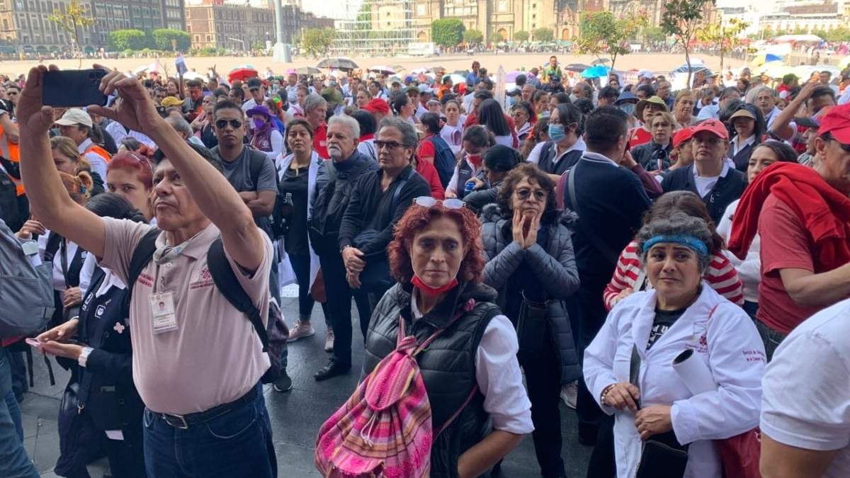 La protesta de trabajadores del sector salud