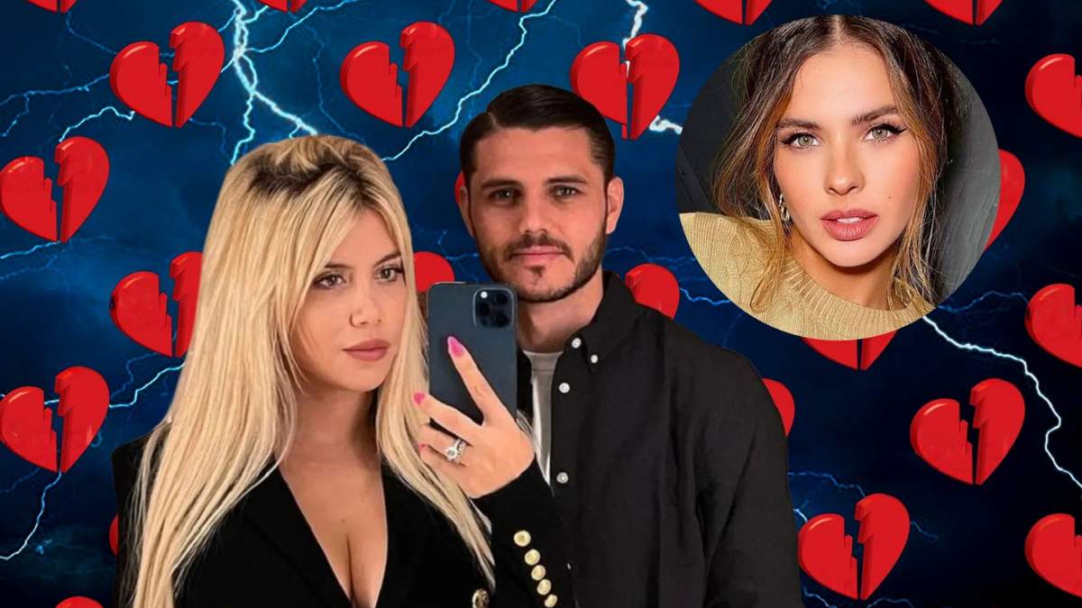 Wanda Nara, Mauro Icardi y la China Suárez. Fuente: (Minuto Neuquén)