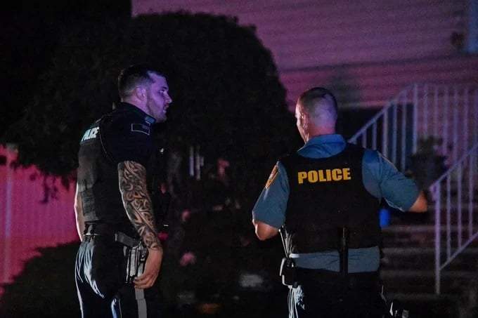 Imagen de archivo de policías en Estados Unidos