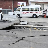 Las imágenes tras el sismo en Nueva Zelanda