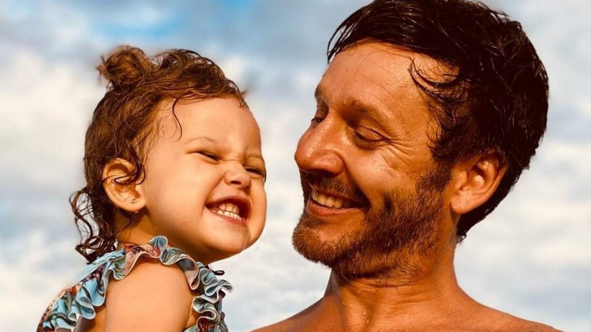 Benjamín Vicuña y su hija Magnolia. Fuente: (Instagram)