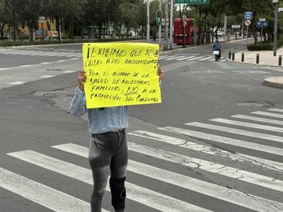 Vecinos de la alcaldía Cuauhtémoc protestan contra puntos de tolerancia para consumo de marihuana