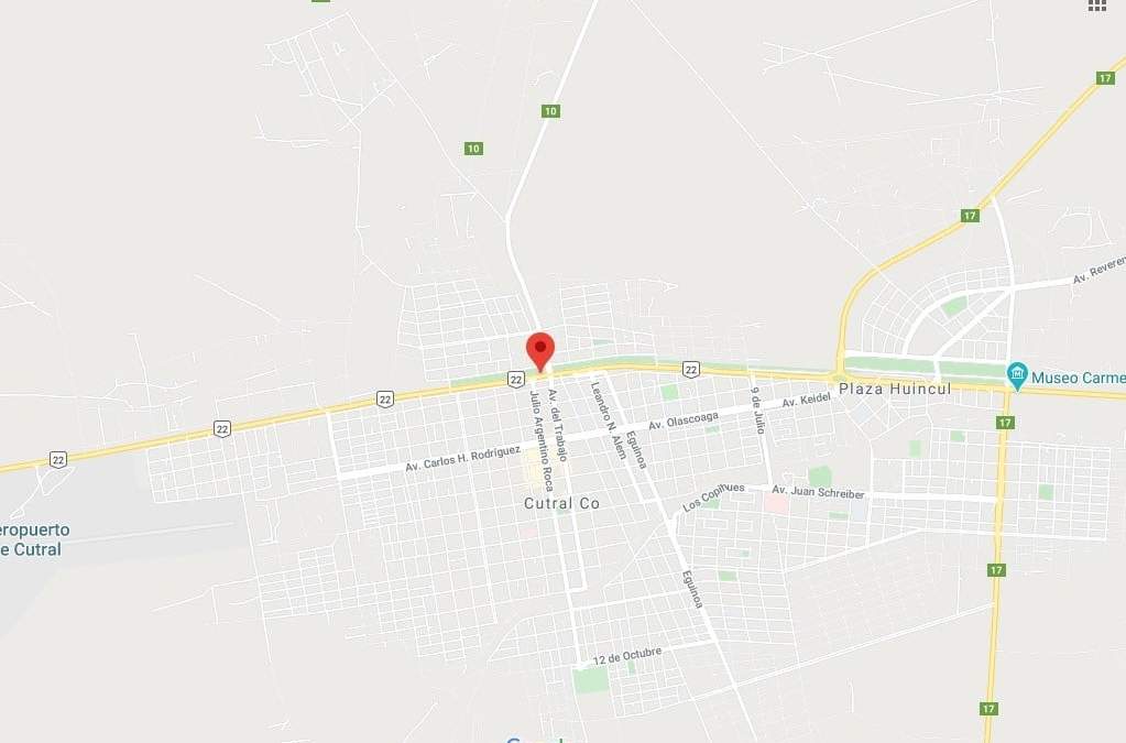 Ruta 22, en Cutral Co