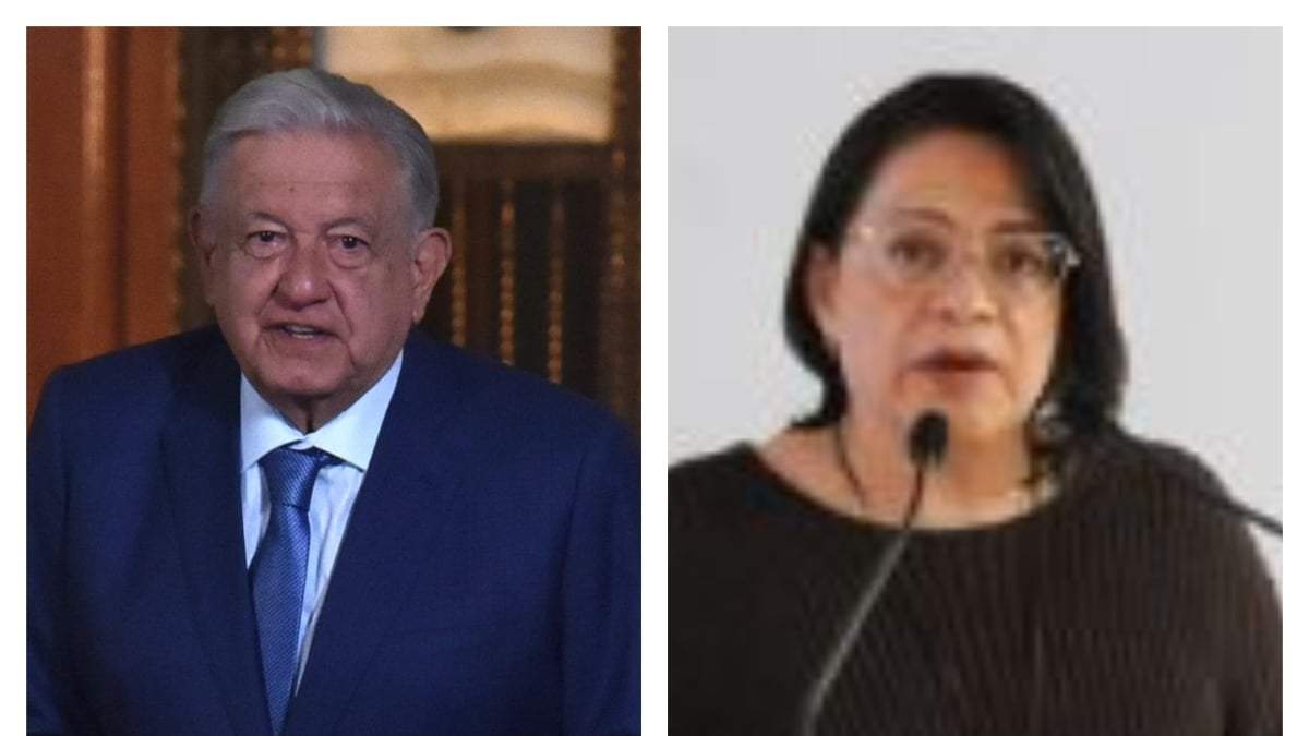 AMLO y Emilia Esther Calleja,  directora general de la Comisión Federal de Electricidad (CFE)