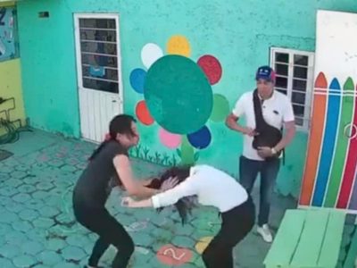 Por supuesta extorsión, vinculan a proceso a pareja que agredió a maestra de kínder de Izcalli