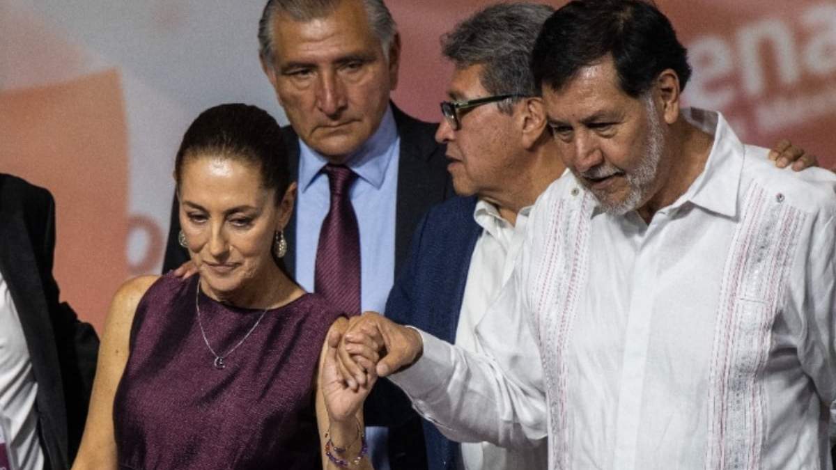 Claudia Sheinbaum y Gerardo Fernández Noroña