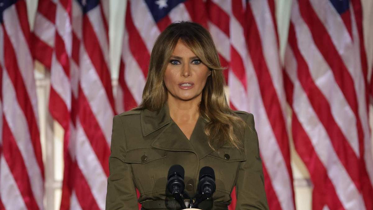 Melania Trump en la Convención Republicana. Fuente: (Twitter)