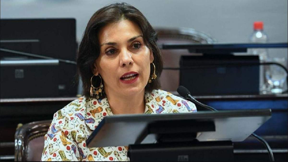 La senadora nacional por Comunidad Neuquén, Lucila Crexell. Fuente: (La Nación)