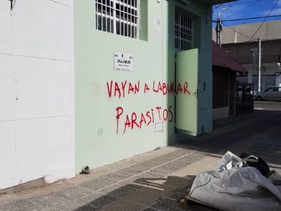 Repudian actos de vandalismo contra local del partido Neuquén Futura