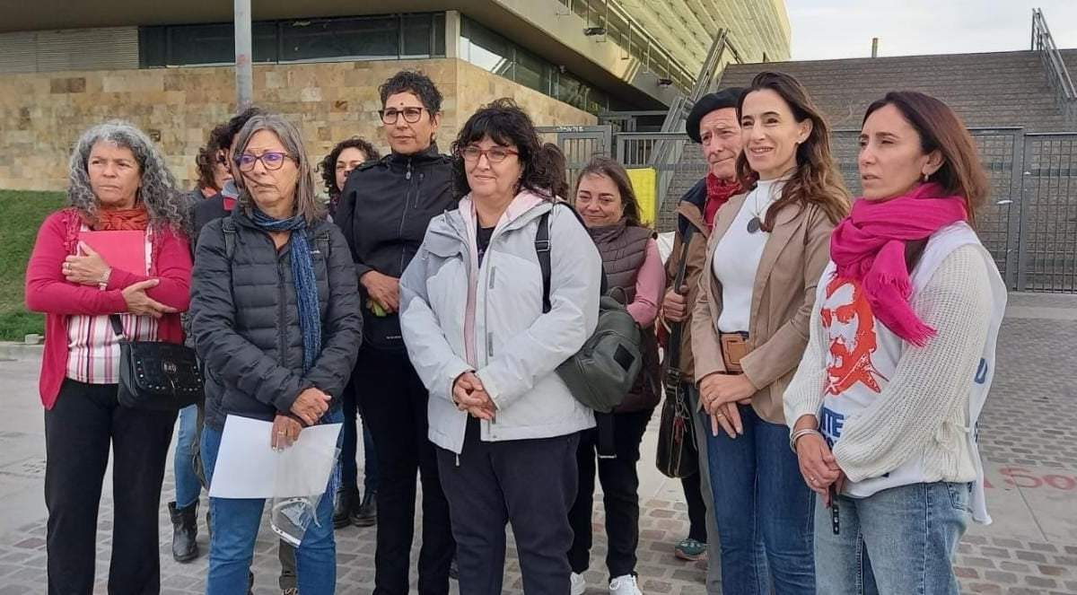 Reclamo en la Ciudad Judicial de Neuquén. Fuente: (Facebook)
