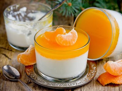 Panacotta de mandarina: la receta fácil para aprovechar la fruta de temporada