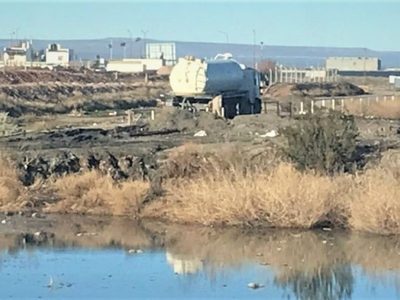 Confirman contaminación en las piletas para líquidos cloacales de Colonia Nueva Esperanza