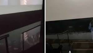Salas de cine en Cuernavaca se inundan tras fuerte lluvia (Videos)