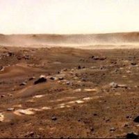 Primer video de viento levantando una enorme nube de polvo en Marte