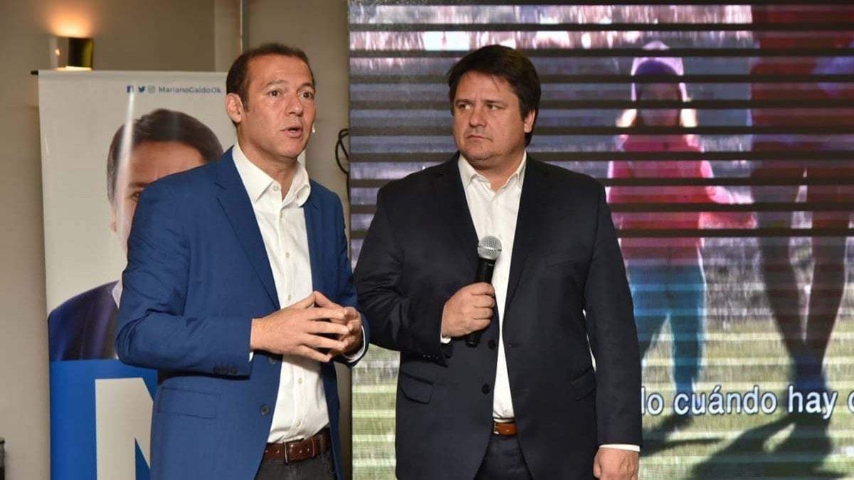 Gutiérrez y Gaido en acto público. Fuente: (Twitter)