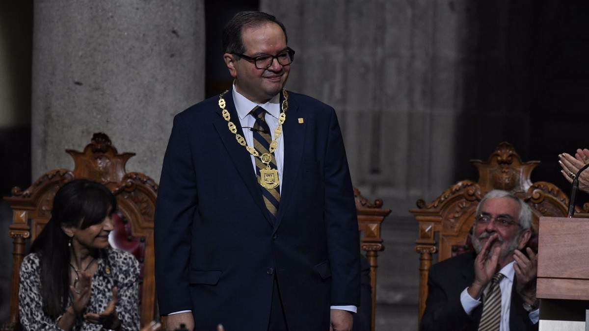 Leonardo Lomelí Vanegas rindió protesta como nuevo rector de la UNAM