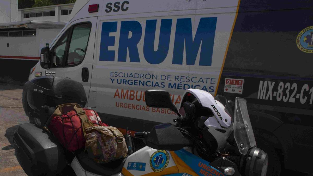 Una ambulancia del ERUM