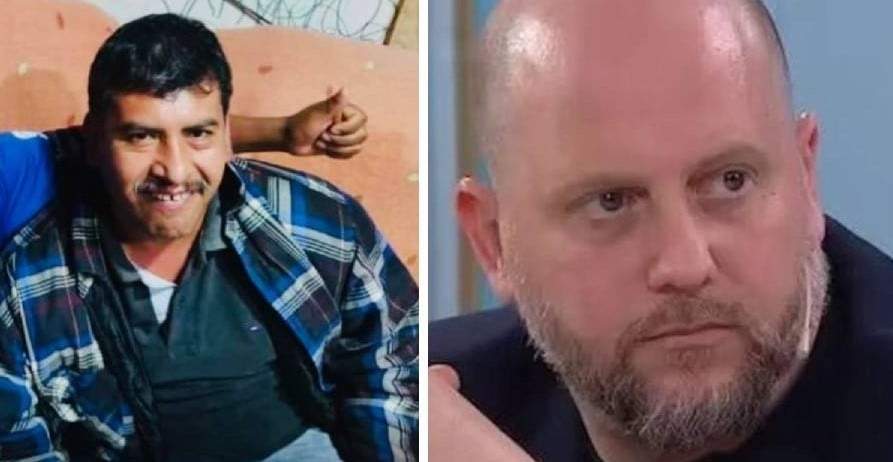 El defensor de derechos humanos, Sergio Cruz Nieto, y el periodista Cayetano de Jesús Guerrero