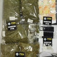 Le encontraron droga en un allanamiento y terminó preso
