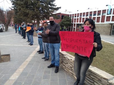 Renovada protesta y reclamos de trabajadores de casinos en Zapala