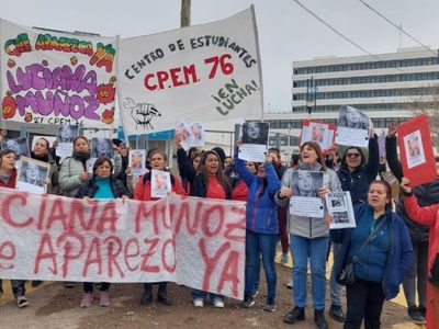 Nueva movilización por Luciana Muñoz en el oeste, a 23 días de su desaparición