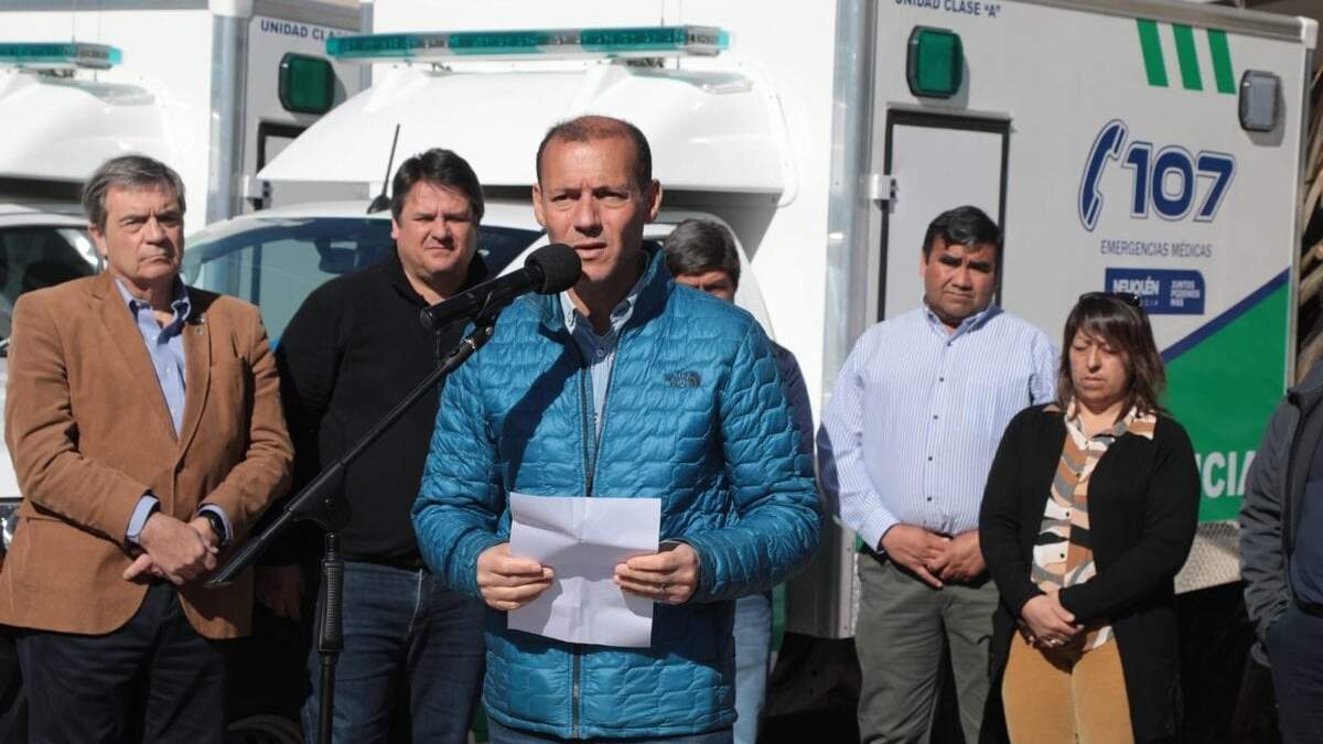 Omar Gutiérrez anunció el inicio del Hospital Norpatagónico. Fuente (Twitter).