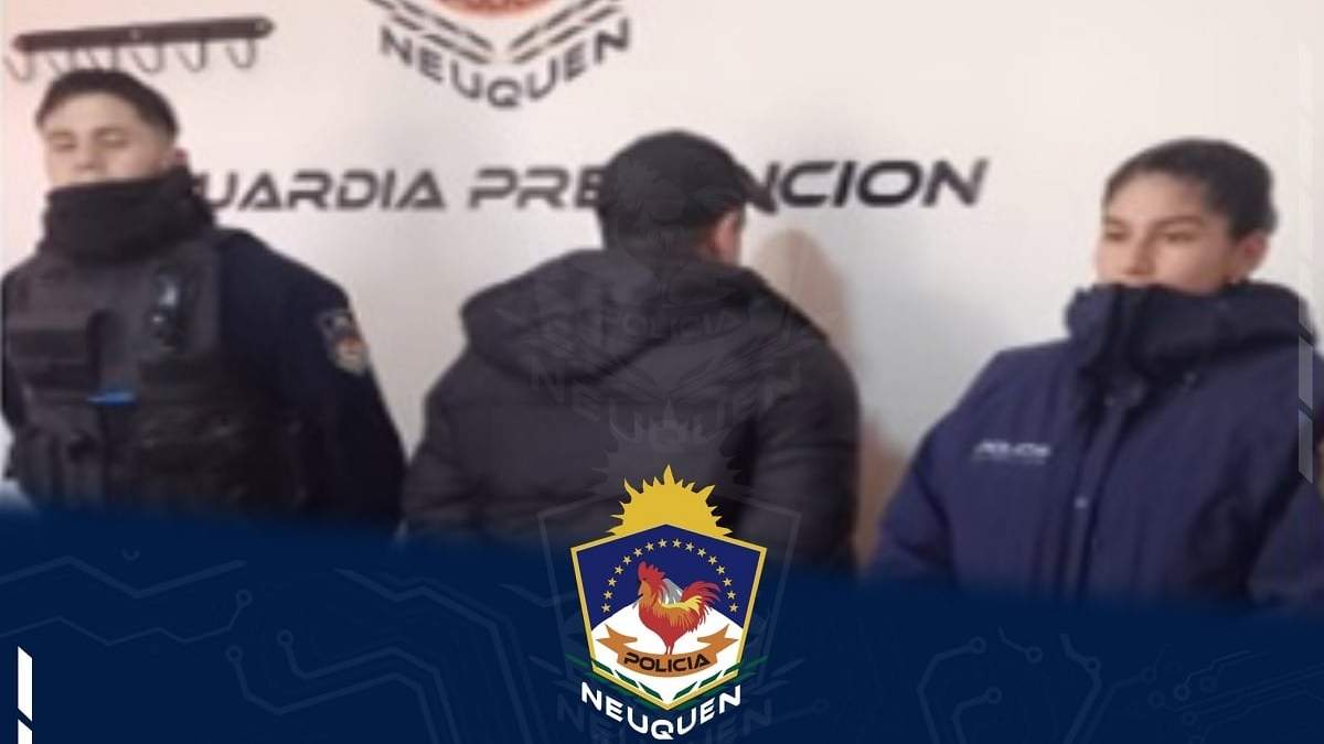 No cumplió la prisión domiciliaria ni la restricción de acercamiento. Fuente (Policía de Neuquén)