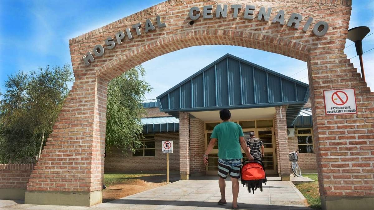 Hospital de Centenario. Fuente: (Twitter)