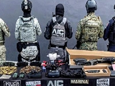 Autoridades detectan por primera vez dron modificado para transportar explosivos en Morelos