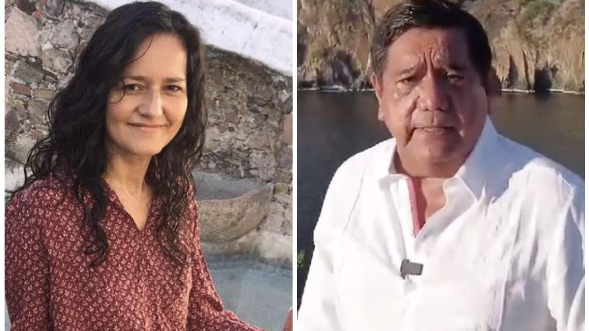 La escritora y el político guerrerense