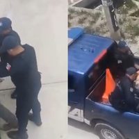 Adulto mayor muere por golpiza de policías de Hidalgo; pobladores queman patrulla y alcaldía (Video)