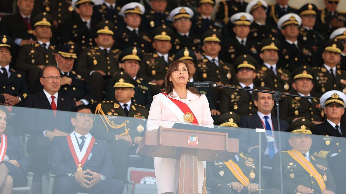 La presidente de Perú