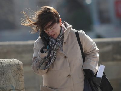 Rige una alerta meteorológica por vientos con ráfagas de hasta 100 kilómetros por hora