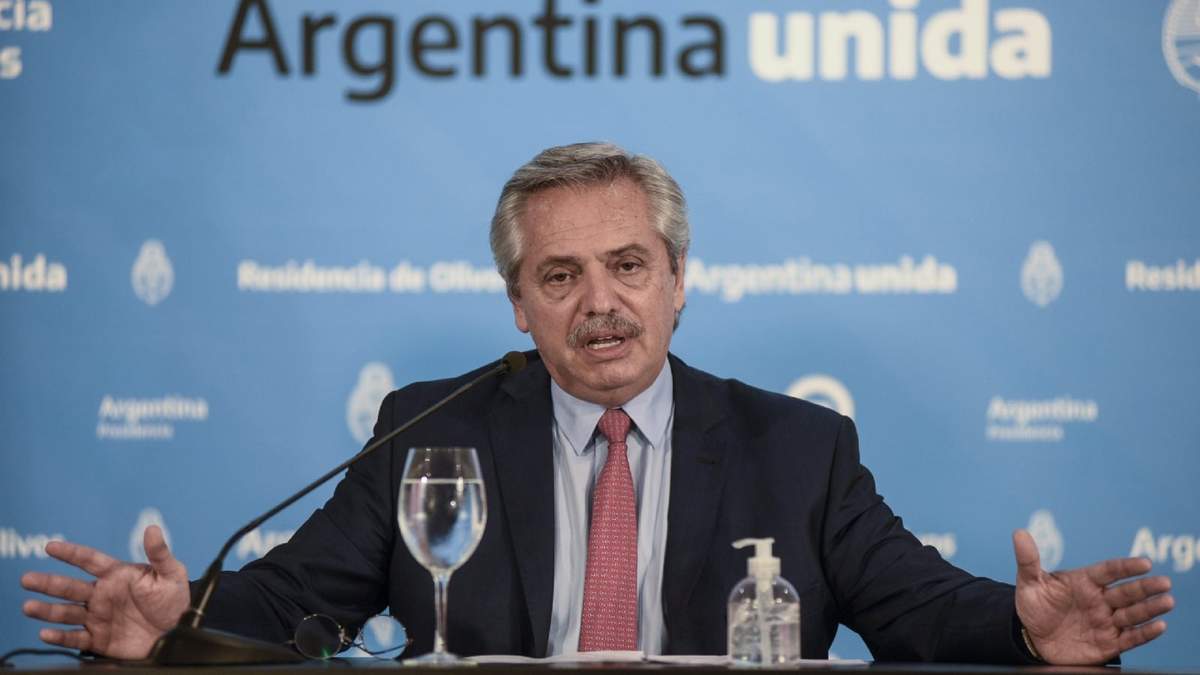 Alberto Fernández, presidente. Fuente: (Twitter)