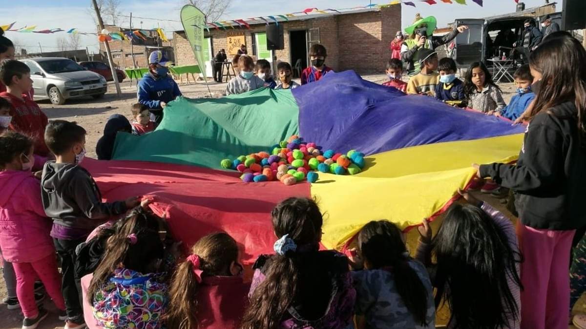 Festejo del Día de las Infancias. Fuente: (Twitter)