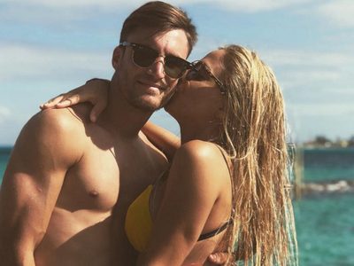 Carolina Calvagni, la pareja de Nicolás Tagliafico, deslumbró a todos con esta osada postal